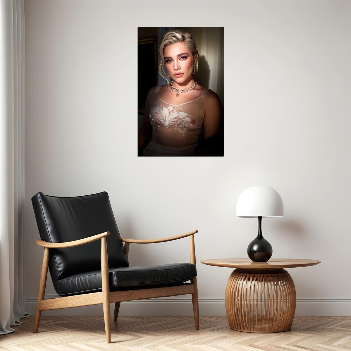 Florence Pugh Sexy Celebrity Posters for Room Aesthetic Famous Actress Photo Print Wall Art - xonomax