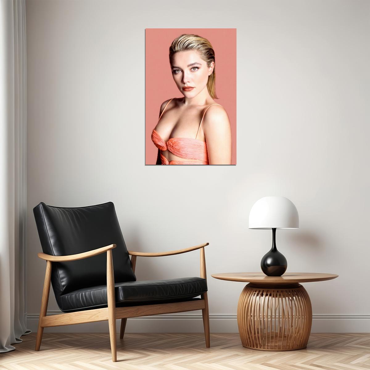 Florence Pugh Sexy Celebrity Posters for Room Aesthetic Famous Actress Photo Print Wall Art - xonomax
