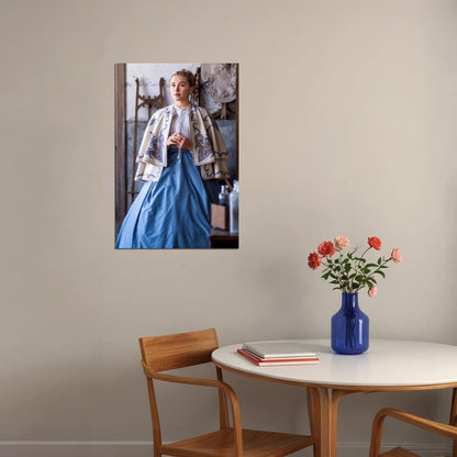 Florence Pugh Celebrity Posters for Room Aesthetic Famous Actress Photo Print Amy March Wall Art - xonomax