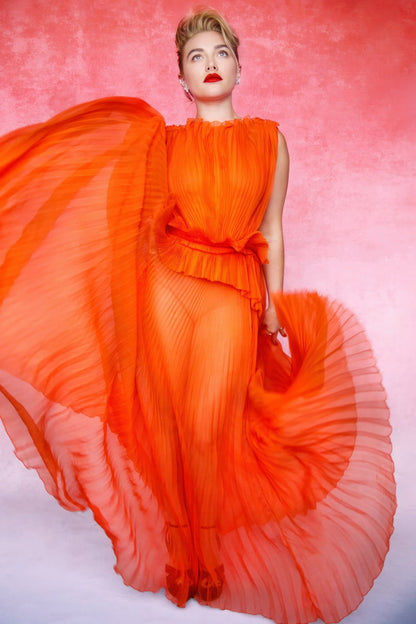 Florence Pugh Celebrity Posters for Room Aesthetic Famous Actress Photo Print Wall Art - xonomax