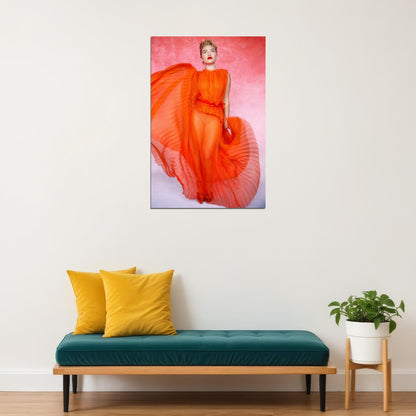 Florence Pugh Celebrity Posters for Room Aesthetic Famous Actress Photo Print Wall Art - xonomax