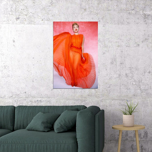 Florence Pugh Celebrity Posters for Room Aesthetic Famous Actress Photo Print Wall Art - xonomax