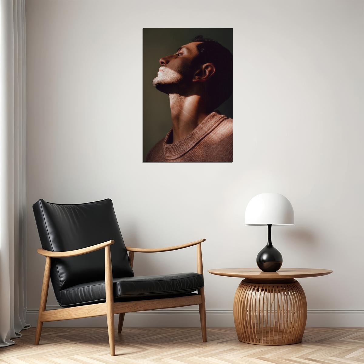 Riz Ahmed Celebrity Posters for Room Aesthetic Famous Actor Photo Print Wall Art
