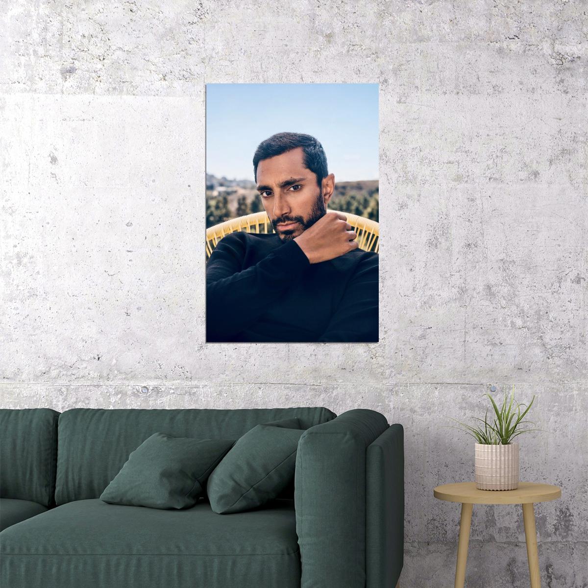 Riz Ahmed Celebrity Posters for Room Aesthetic Famous Actor Photo Print Wall Art