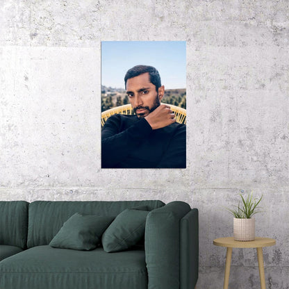 Riz Ahmed Celebrity Posters for Room Aesthetic Famous Actor Photo Print Wall Art