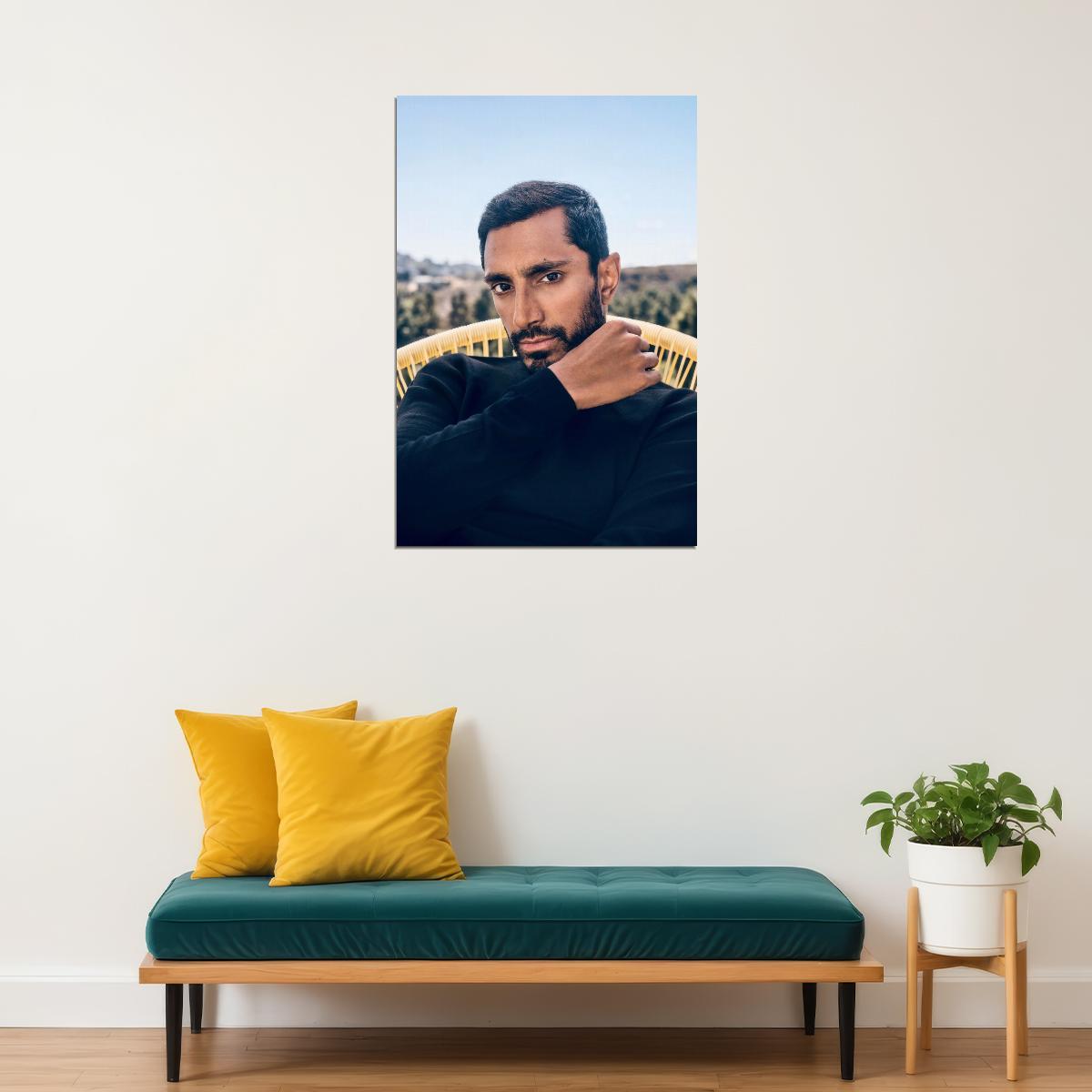 Riz Ahmed Celebrity Posters for Room Aesthetic Famous Actor Photo Print Wall Art