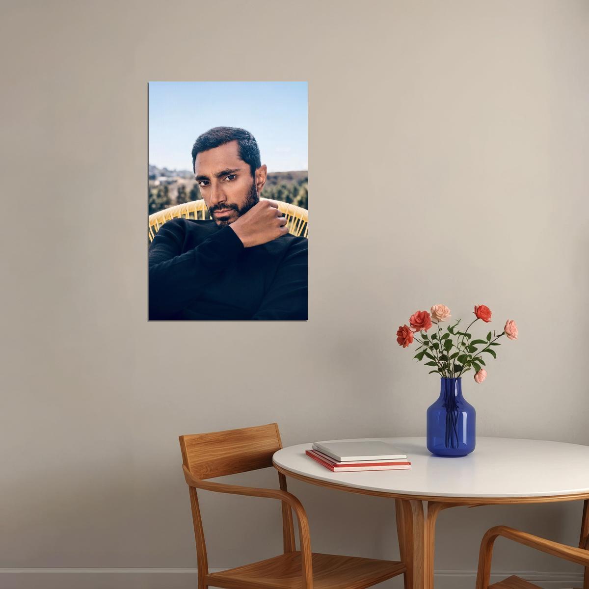 Riz Ahmed Celebrity Posters for Room Aesthetic Famous Actor Photo Print Wall Art