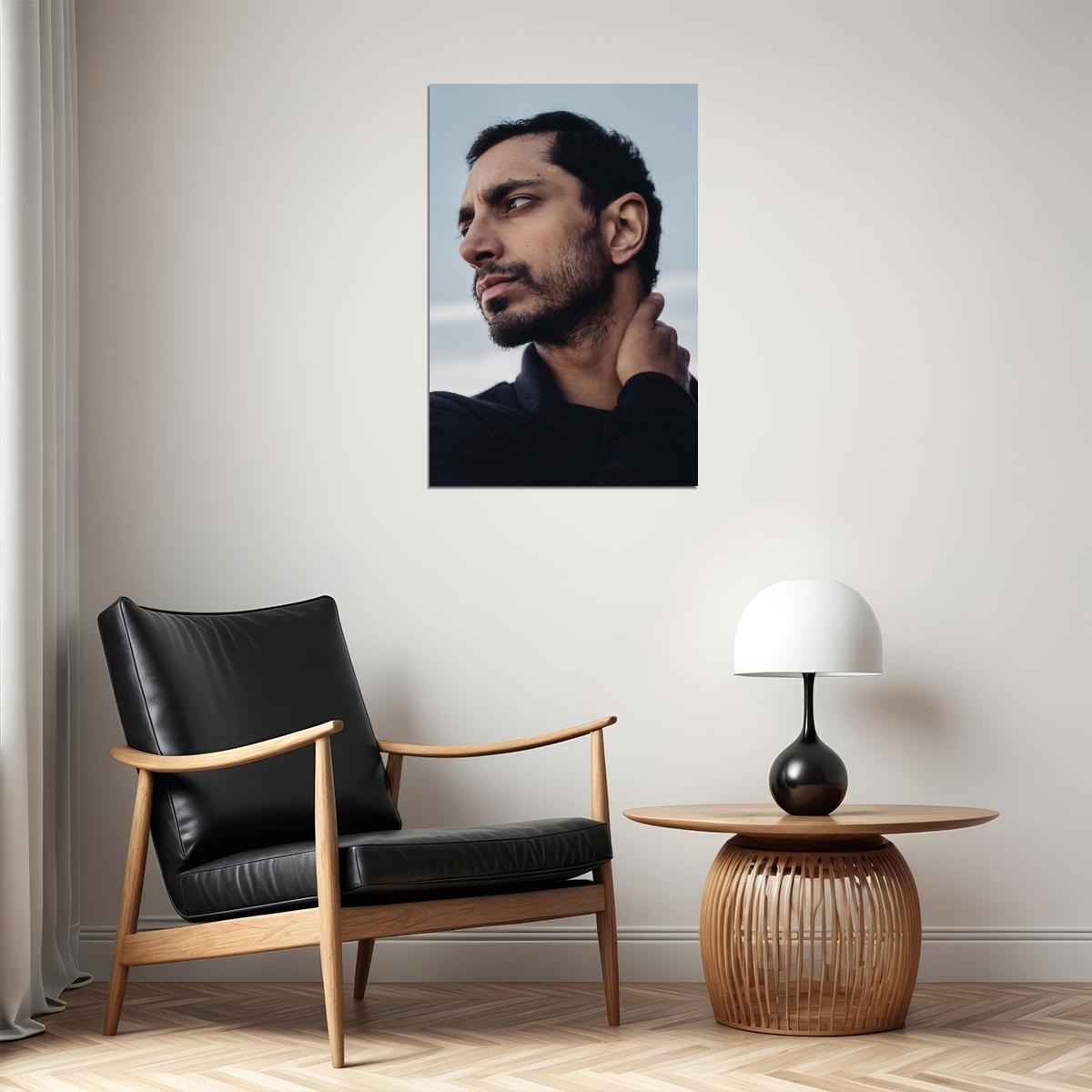 Riz Ahmed Celebrity Posters for Room Aesthetic Famous Actor Photo Print Wall Art