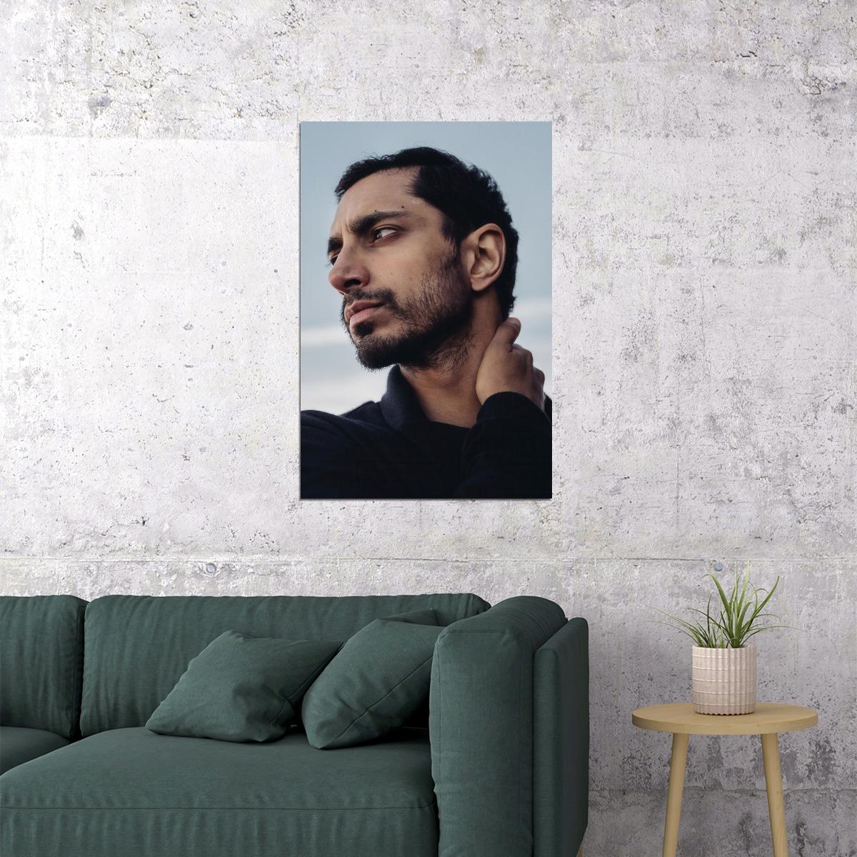 Riz Ahmed Celebrity Posters for Room Aesthetic Famous Actor Photo Print Wall Art