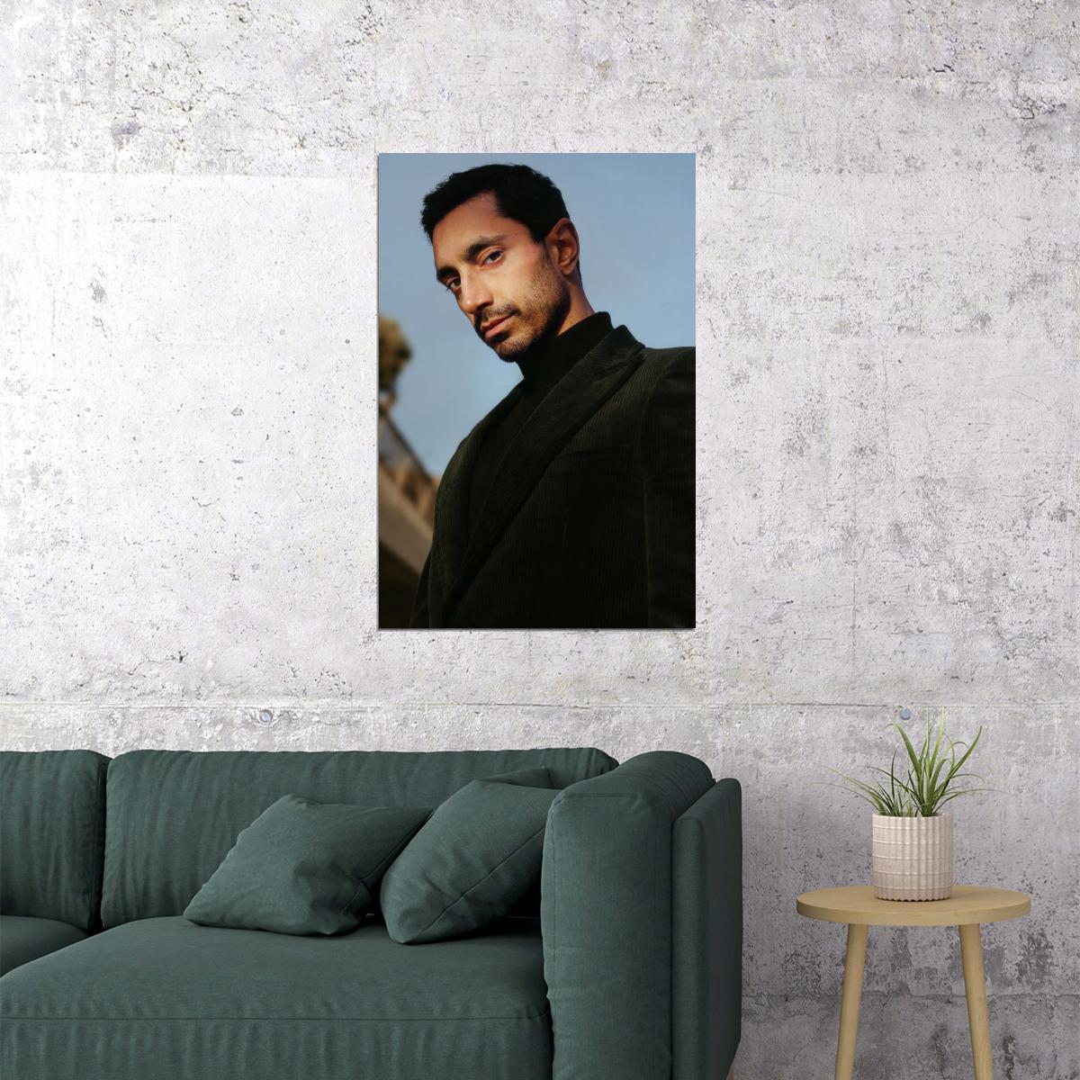 Riz Ahmed Celebrity Posters for Room Aesthetic Famous Actor Photo Print Wall Art