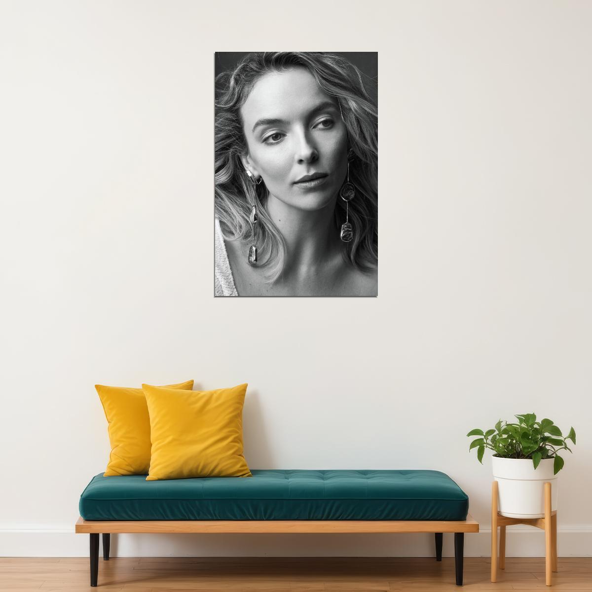 Jodie Comer Celebrity Posters for Room Aesthetic Famous Actress Photo Print Wall Art - xonomax