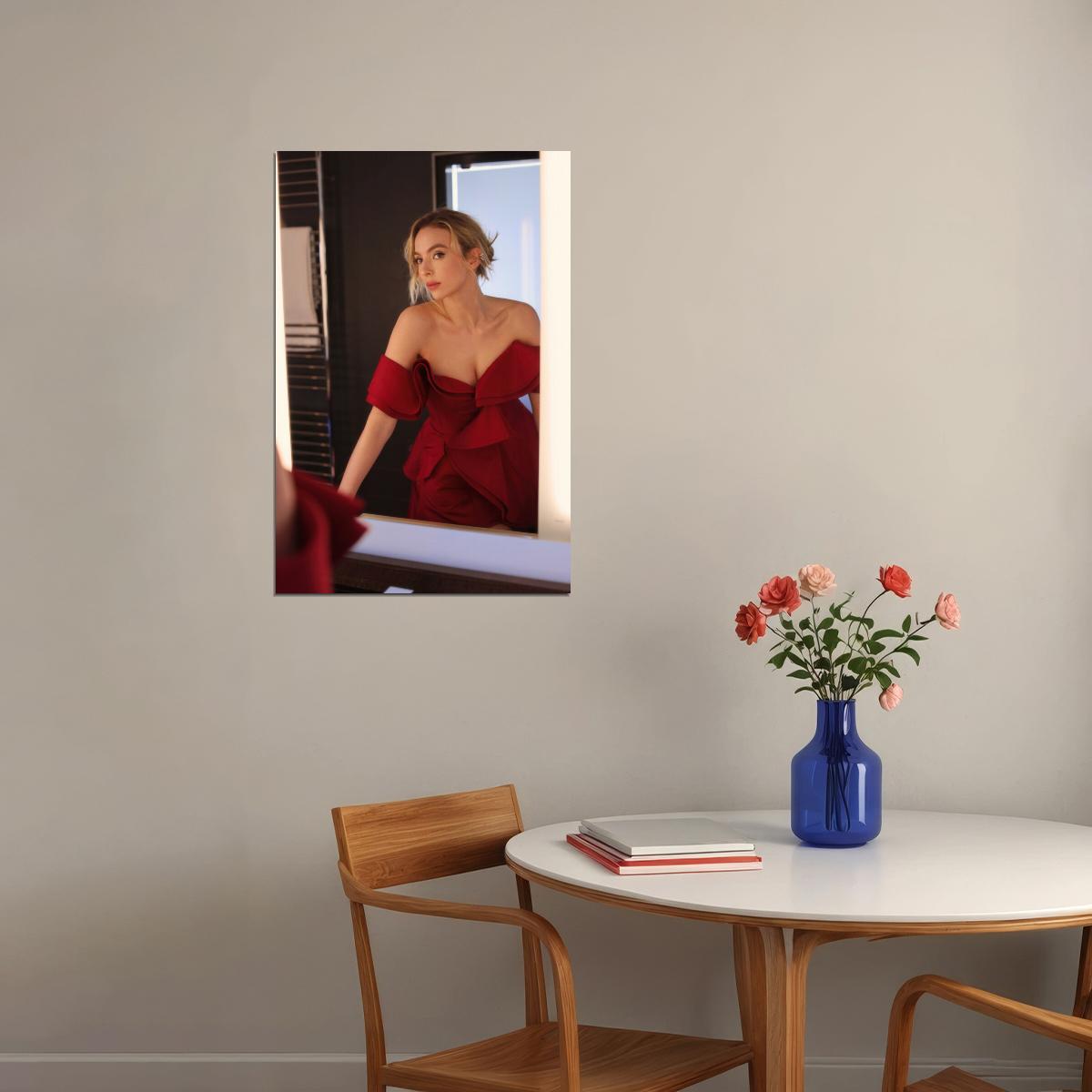 Jodie Comer Sexy Celebrity Posters for Room Aesthetic Famous Actress Photo Print Wall Art - xonomax