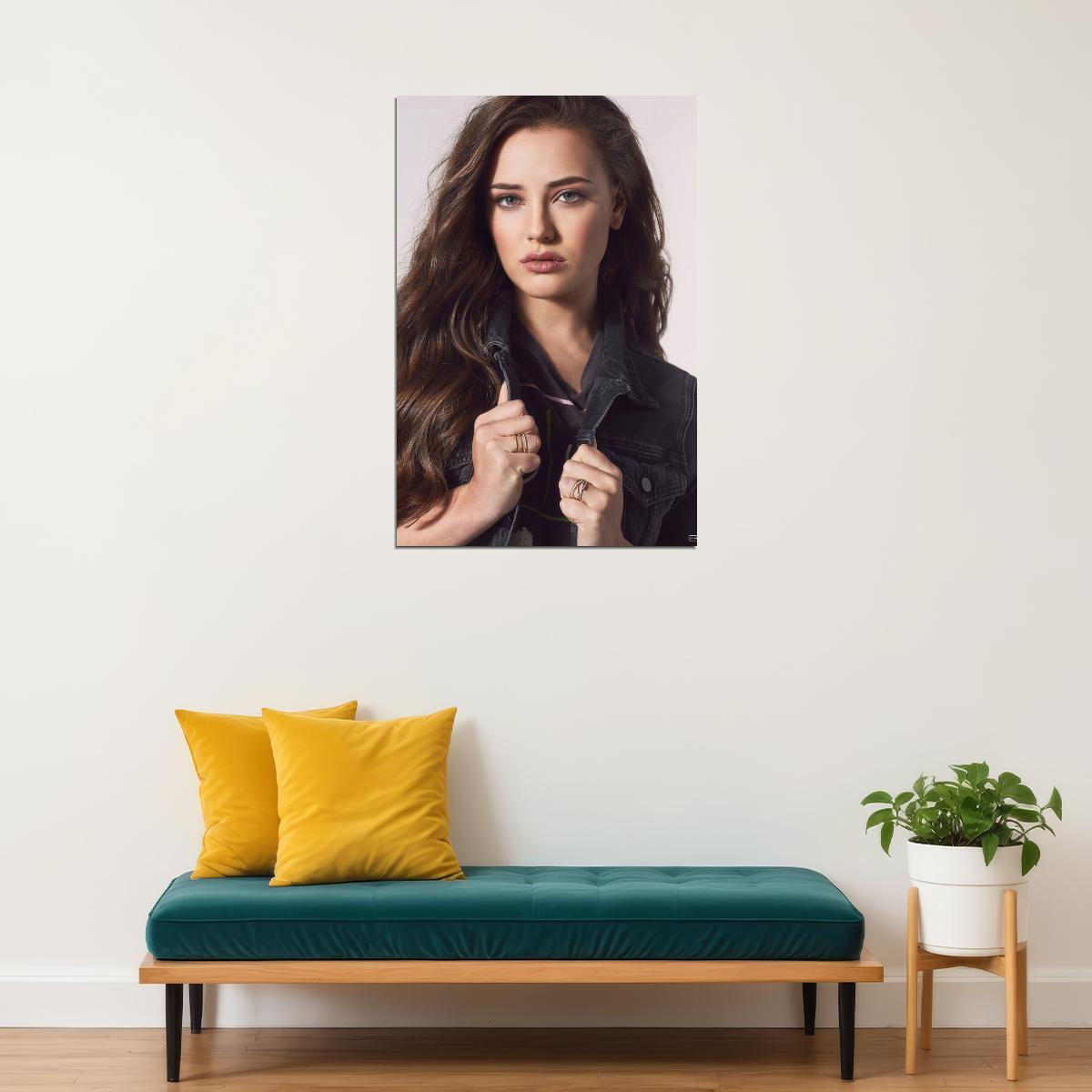 Katherine Langford Celebrity Posters for Room Aesthetic Famous Actress Photo Print Wall Art - xonomax