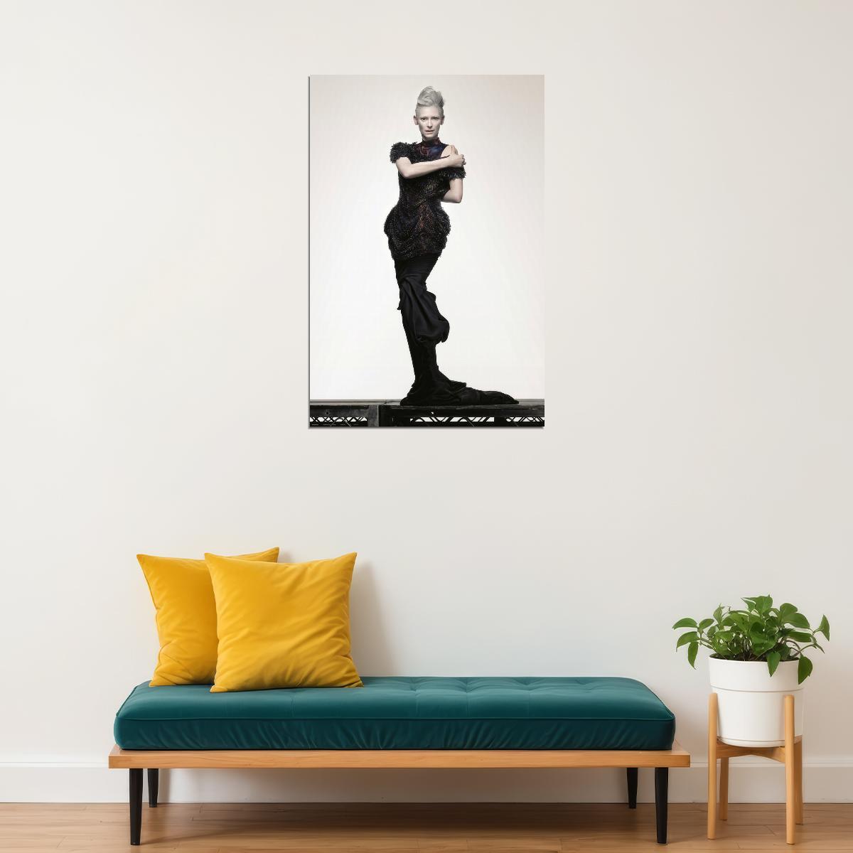 Tilda Swinton Celebrity Posters for Room Aesthetic Famous Actress Photo Print Wall Art - xonomax