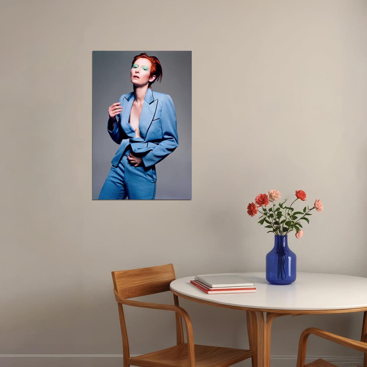 Tilda Swinton Celebrity Posters for Room Aesthetic Famous Actress Photo Print Wall Art - xonomax