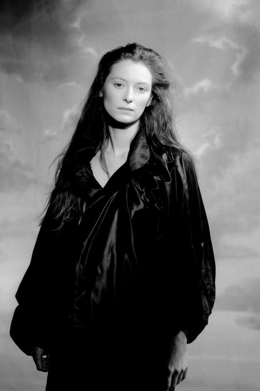 Tilda Swinton Young Celebrity Posters for Room Aesthetic Famous Actress Black and White Photo Print Wall Art - xonomax