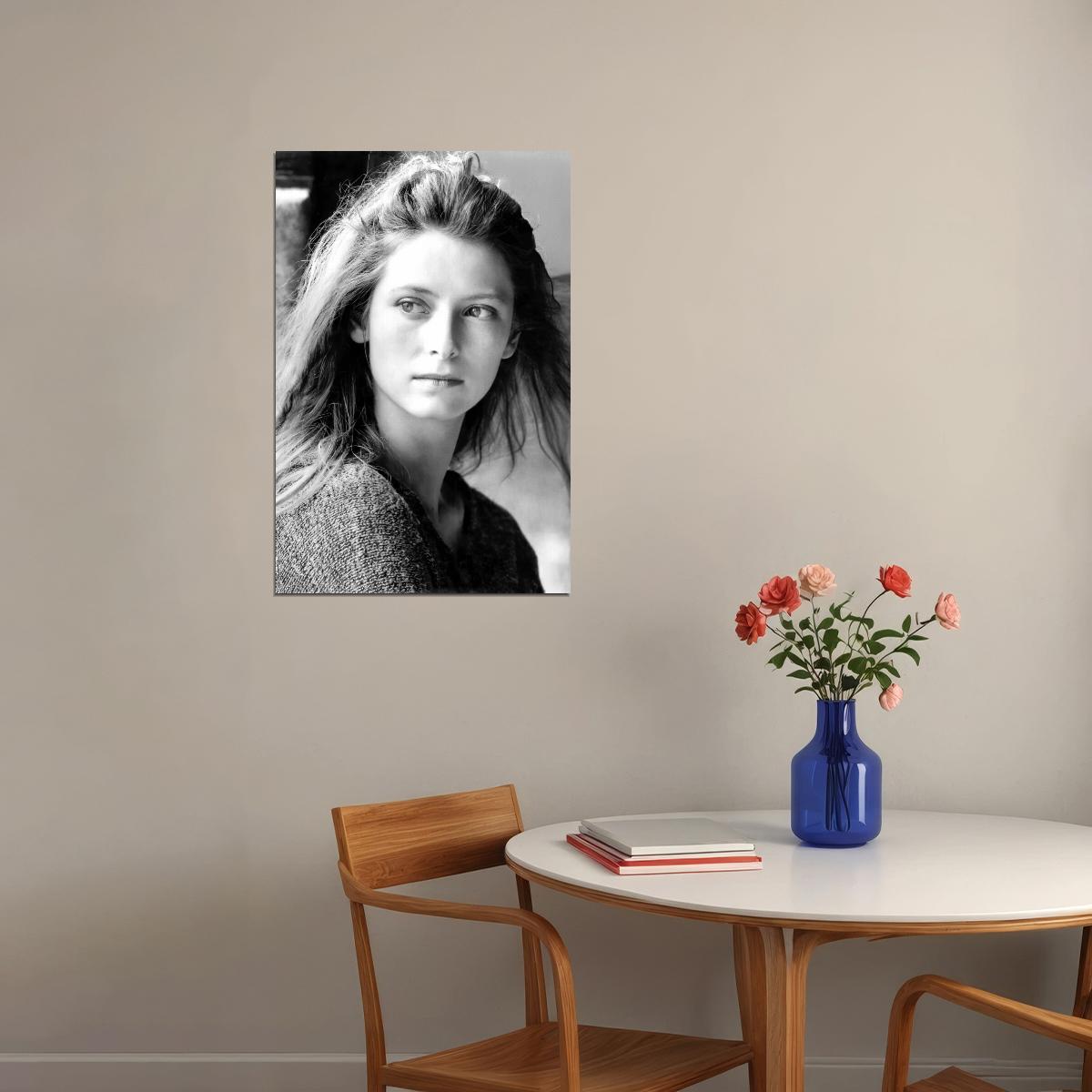 Tilda Swinton Young Celebrity Posters for Room Aesthetic Famous Actress Black and White Photo Print Wall Art - xonomax