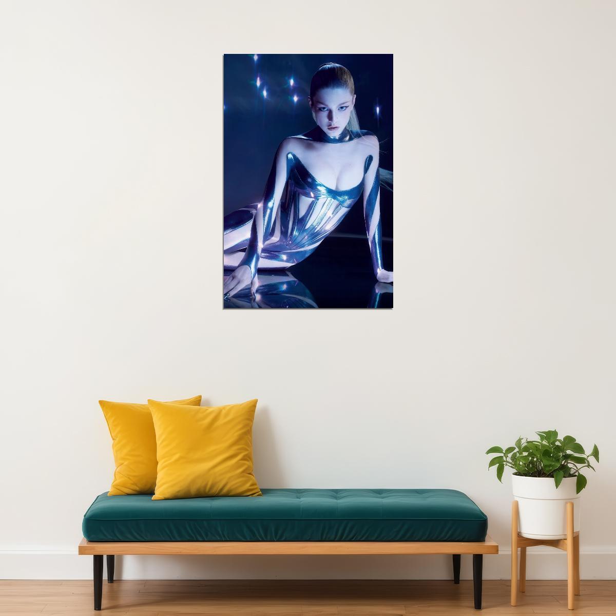 Hunter Schafer Sexy Celebrity Posters for Room Aesthetic Famous Actress Photo Print Wall Art - xonomax