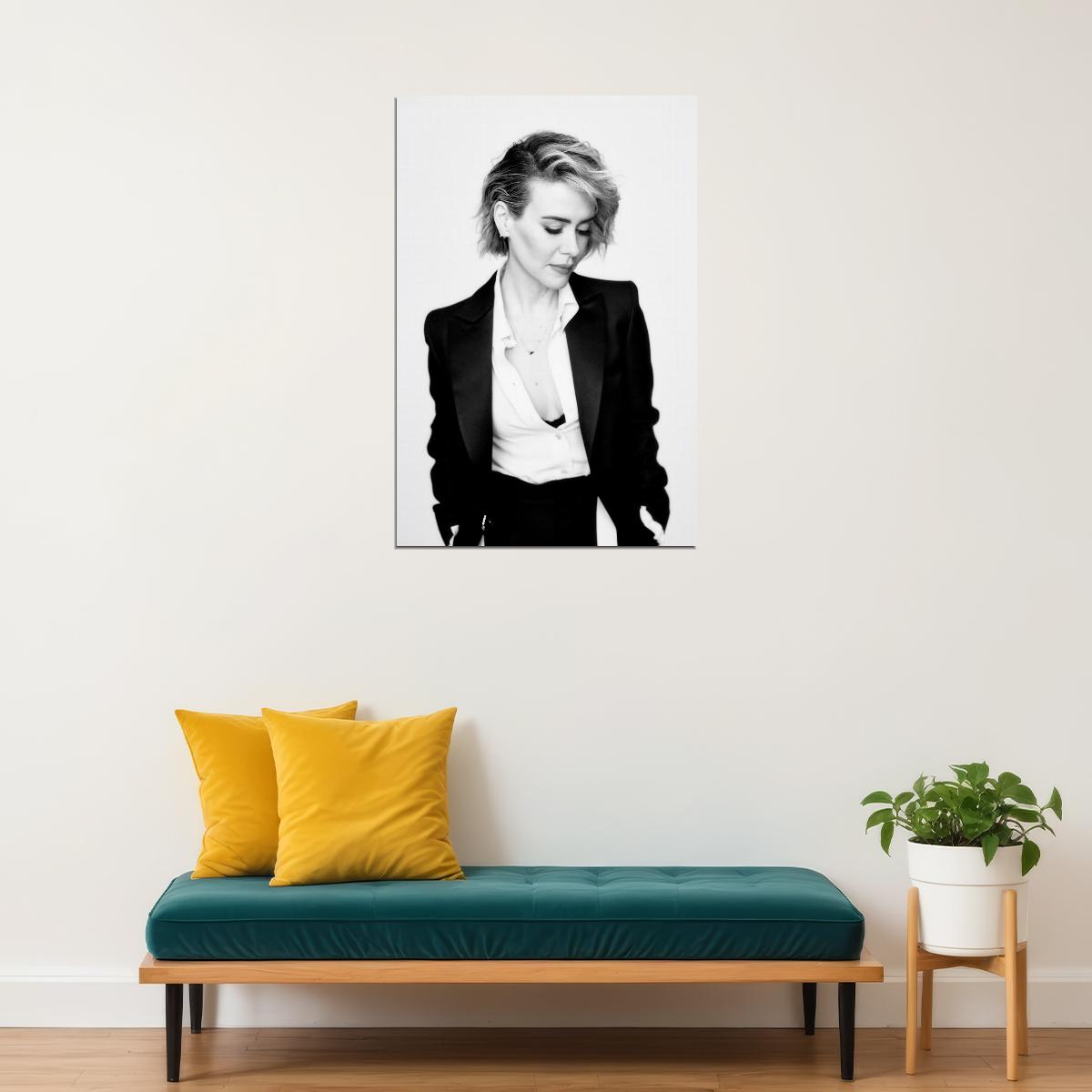 Sarah Paulson Celebrity Posters for Room Aesthetic Famous Actress Photo Print Wall Art