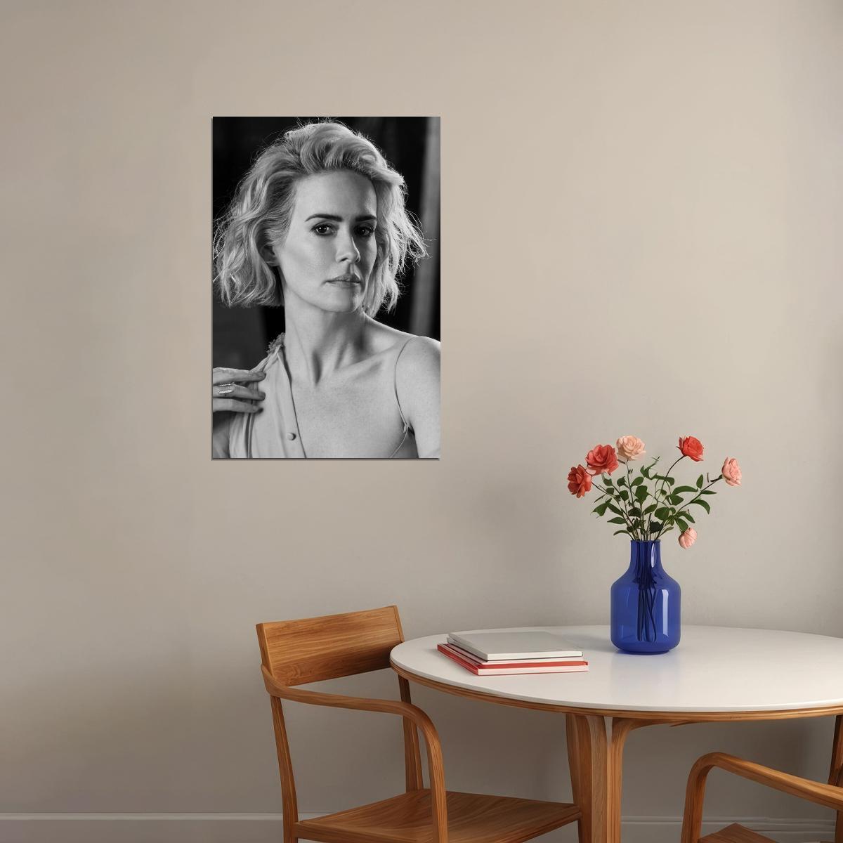 Sarah Paulson Celebrity Posters for Room Aesthetic Famous Actress Photo Print Wall Art