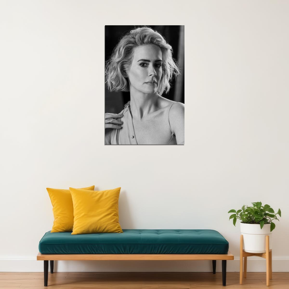 Sarah Paulson Celebrity Posters for Room Aesthetic Famous Actress Photo Print Wall Art