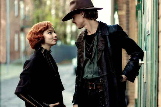 Thomas Brodie-Sangster and Anya Taylor-joy Celebrity Posters for Room Aesthetic Famous Actor Photo Print Wall Art - xonomax