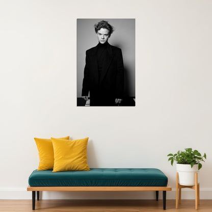 Thomas Brodie-Sangster Celebrity Posters for Room Aesthetic Famous Actor Black and White Photo Print Wall Art - xonomax