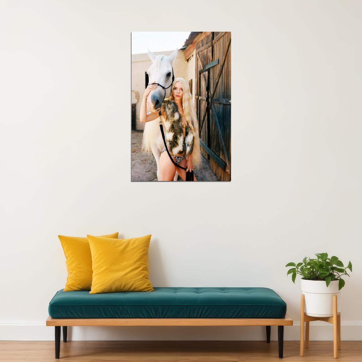 Anya Taylor Joy Celebrity Posters for Room Aesthetic Famous Actress Photo Print Wall Art - xonomax