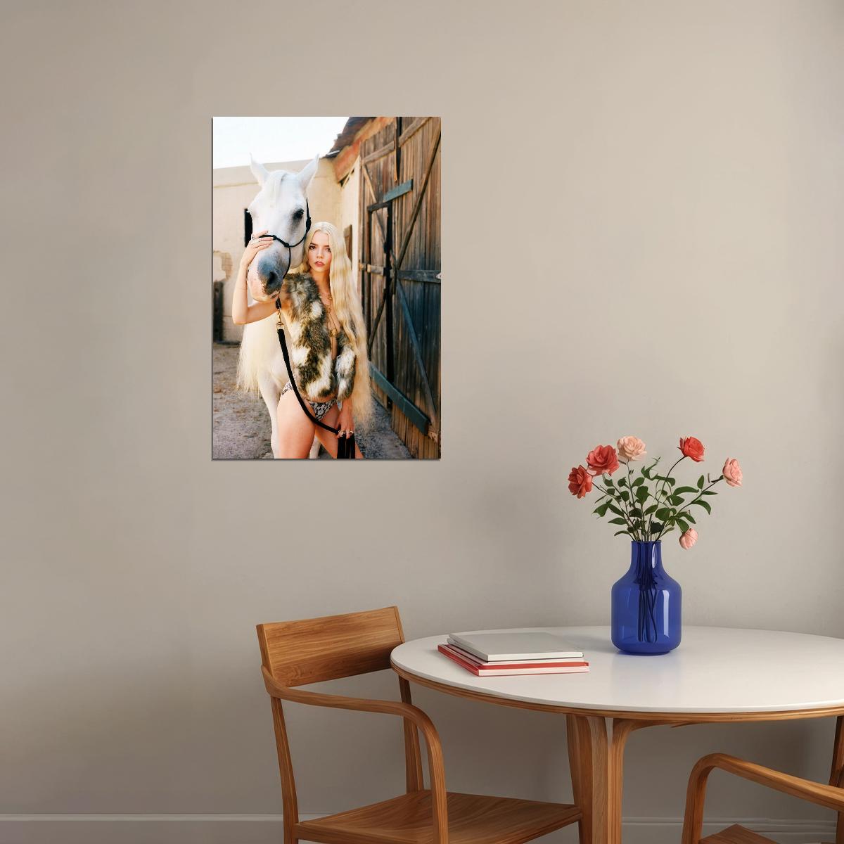 Anya Taylor Joy Celebrity Posters for Room Aesthetic Famous Actress Photo Print Wall Art - xonomax