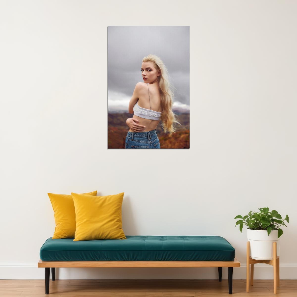 Anya Taylor Joy Celebrity Posters for Room Aesthetic Famous Actress Photo Print Wall Art - xonomax
