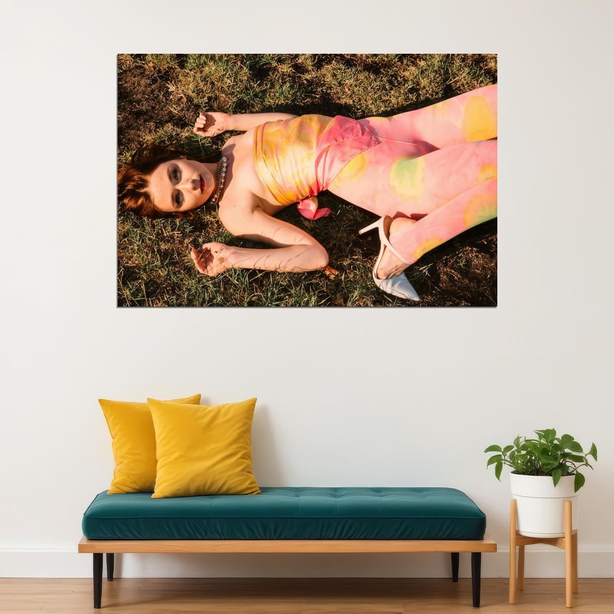 Jessica Barden Sexy Celebrity Posters for Room Aesthetic Famous Actress Photo Print Wall Art