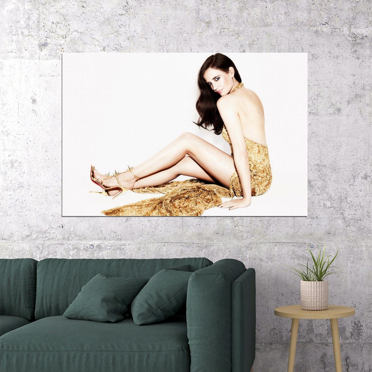 Eva Green Sexy Celebrity Posters for Room Aesthetic Famous Actress Photo Print Wall Art - xonomax