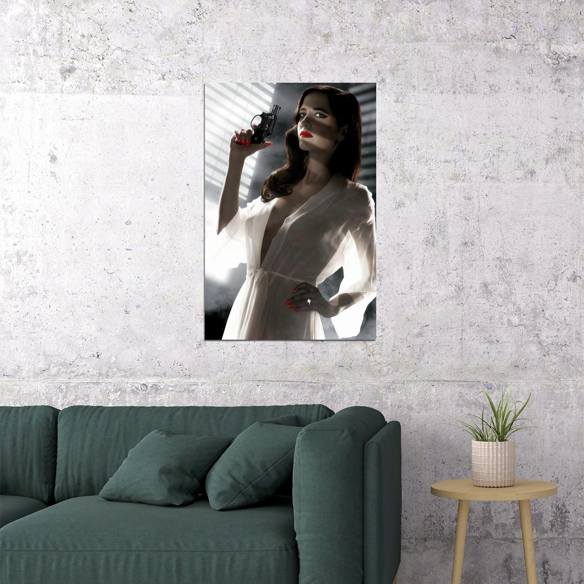 Eva Green Sexy Celebrity Posters for Room Aesthetic Famous Actress Photo Print Wall Art - xonomax