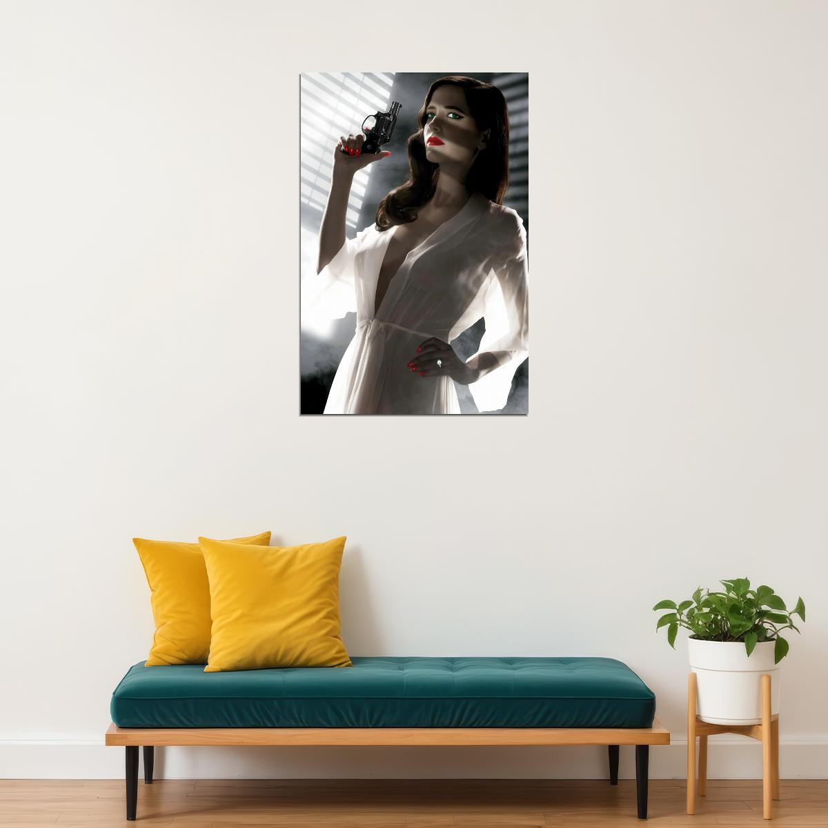 Eva Green Sexy Celebrity Posters for Room Aesthetic Famous Actress Photo Print Wall Art - xonomax