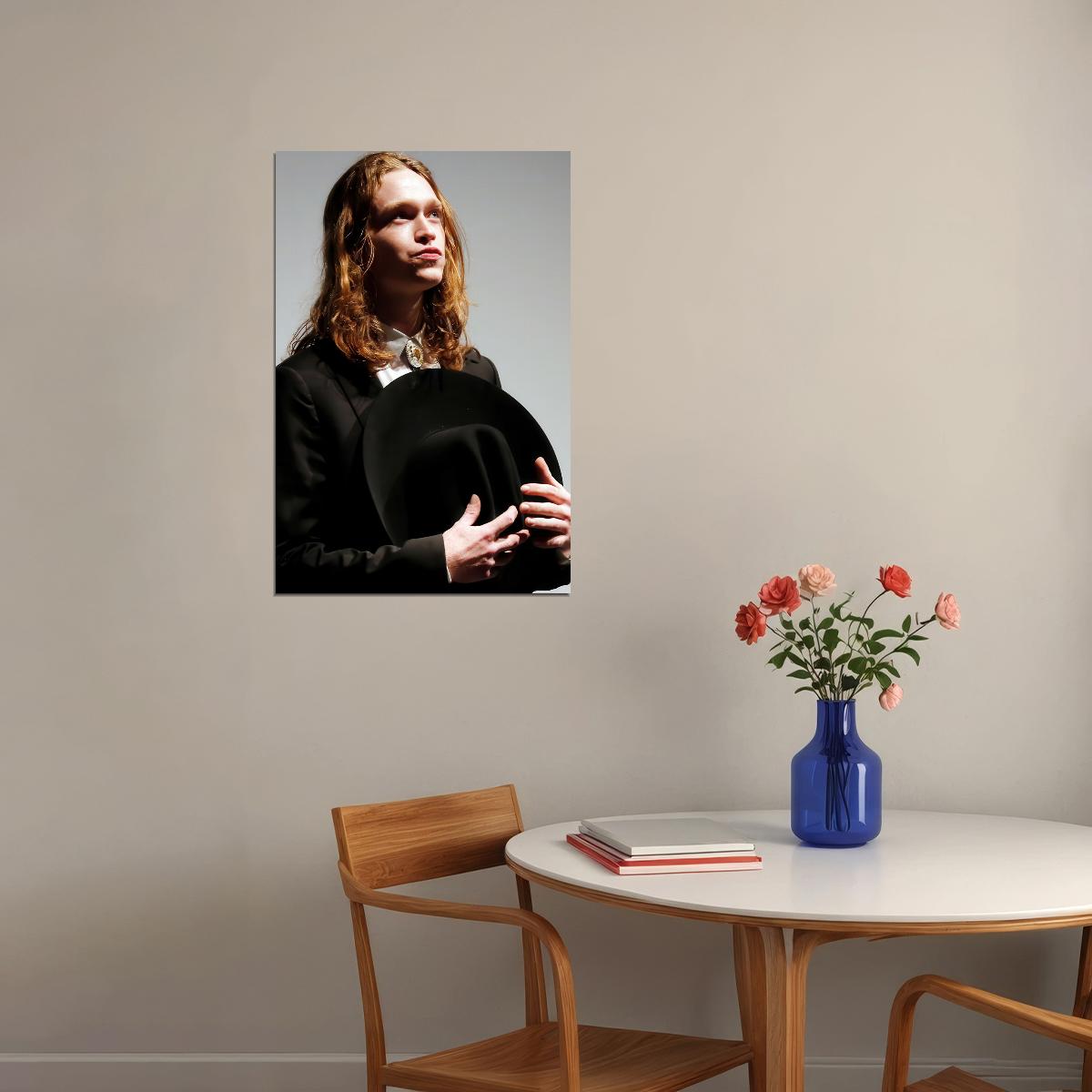 Caleb Landry Jones Celebrity Posters for Room Aesthetic Famous Actor Photo Print Wall Art - xonomax