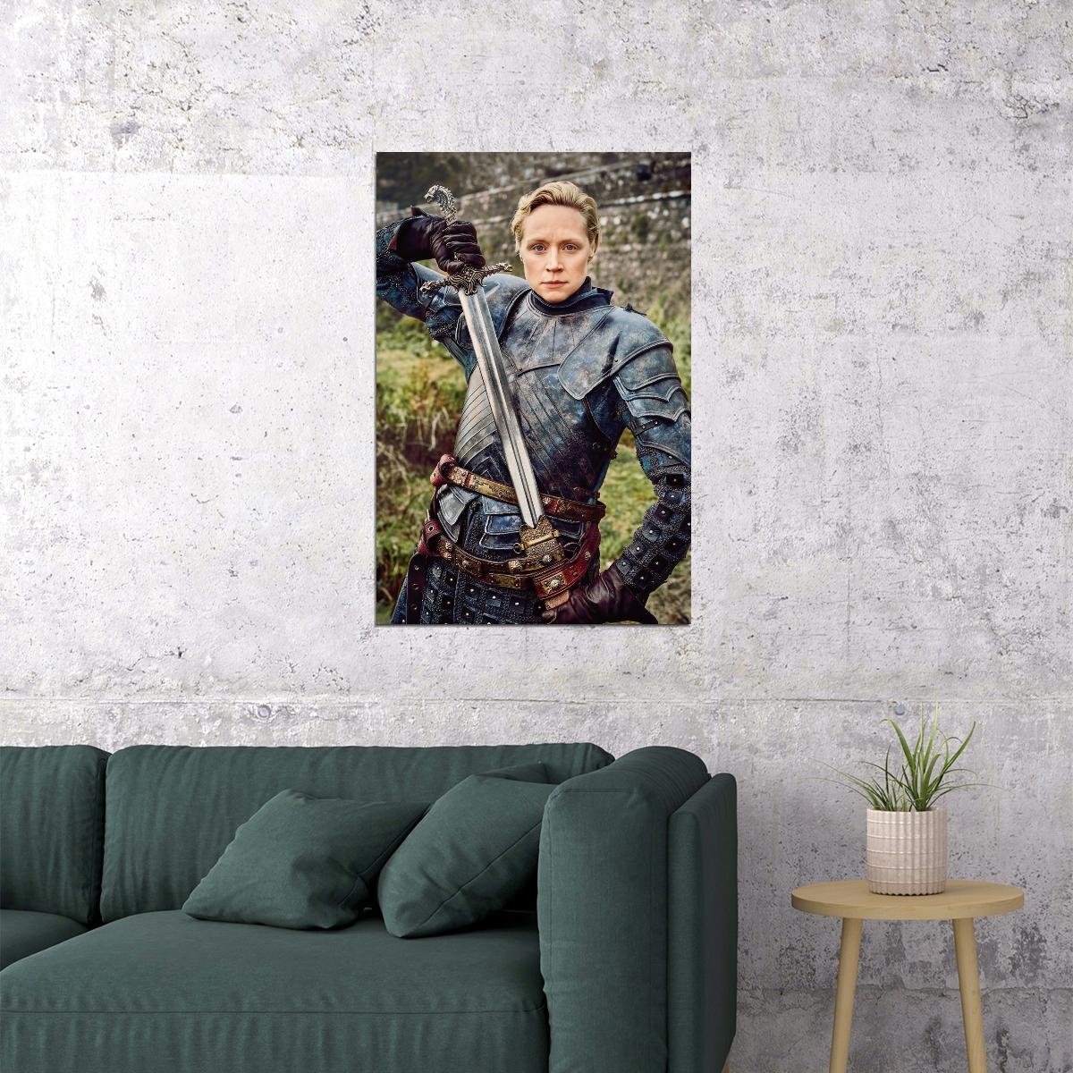 Gwendoline Christie Celebrity Posters for Room Aesthetic Famous Actress Photo Print Wall Art - xonomax