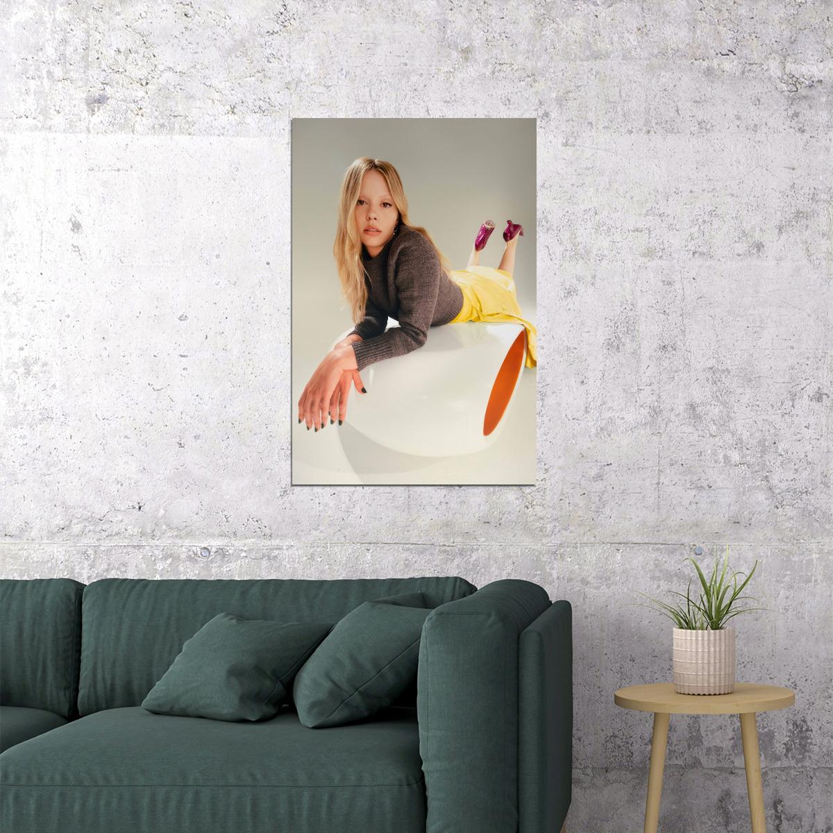 Mia Goth Celebrity Posters for Room Aesthetic Famous Actress Photo Print Wall Art - xonomax