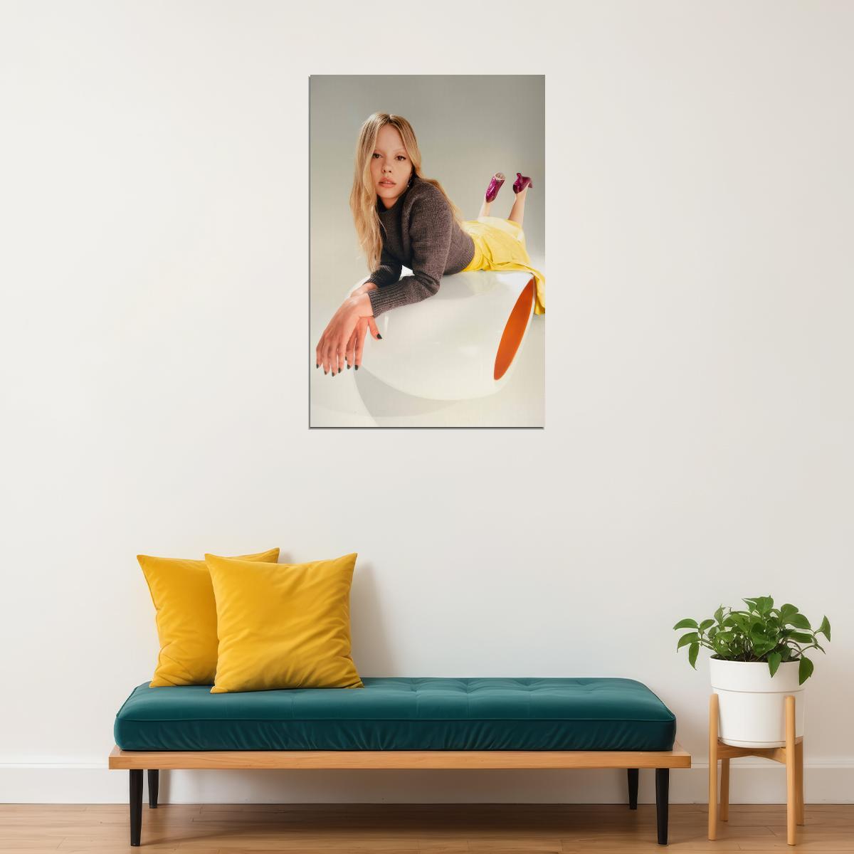 Mia Goth Celebrity Posters for Room Aesthetic Famous Actress Photo Print Wall Art - xonomax