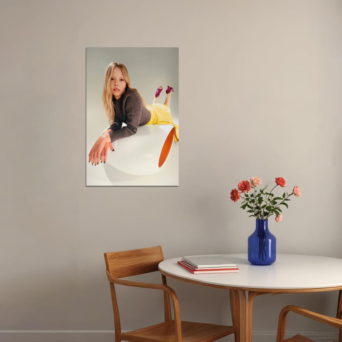 Mia Goth Celebrity Posters for Room Aesthetic Famous Actress Photo Print Wall Art - xonomax