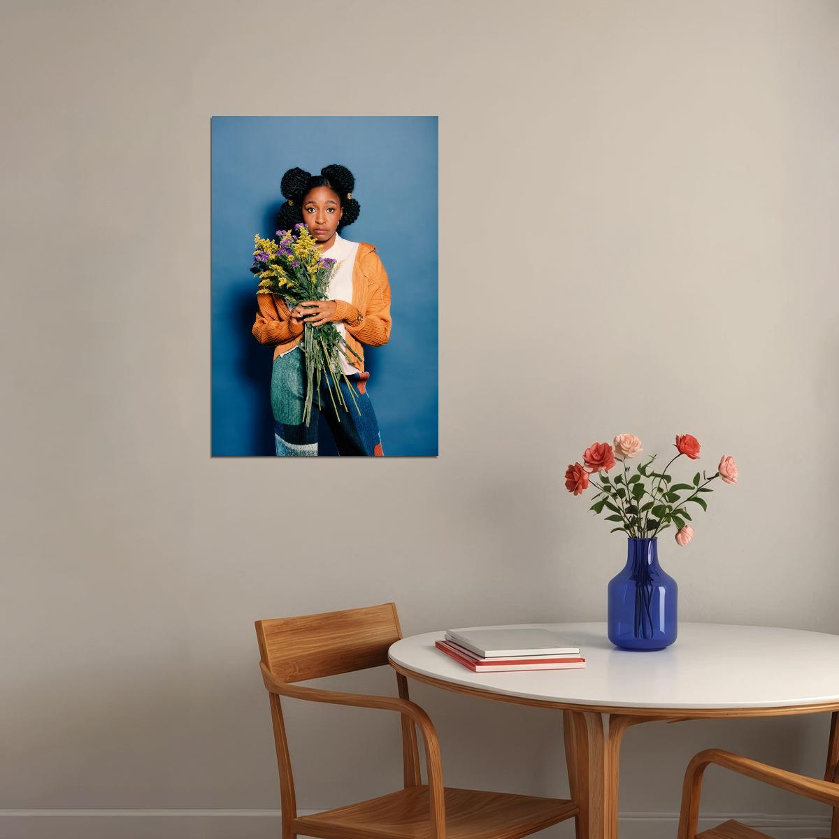 Ayo Edebiri Celebrity Posters for Room Aesthetic Famous Actress Photo Print Wall Art - xonomax