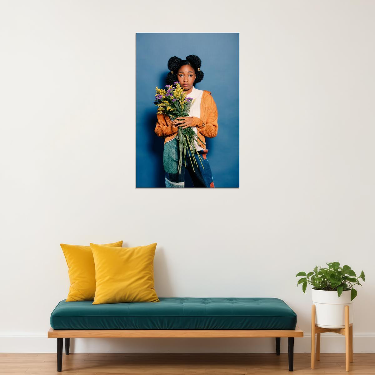Ayo Edebiri Celebrity Posters for Room Aesthetic Famous Actress Photo Print Wall Art - xonomax