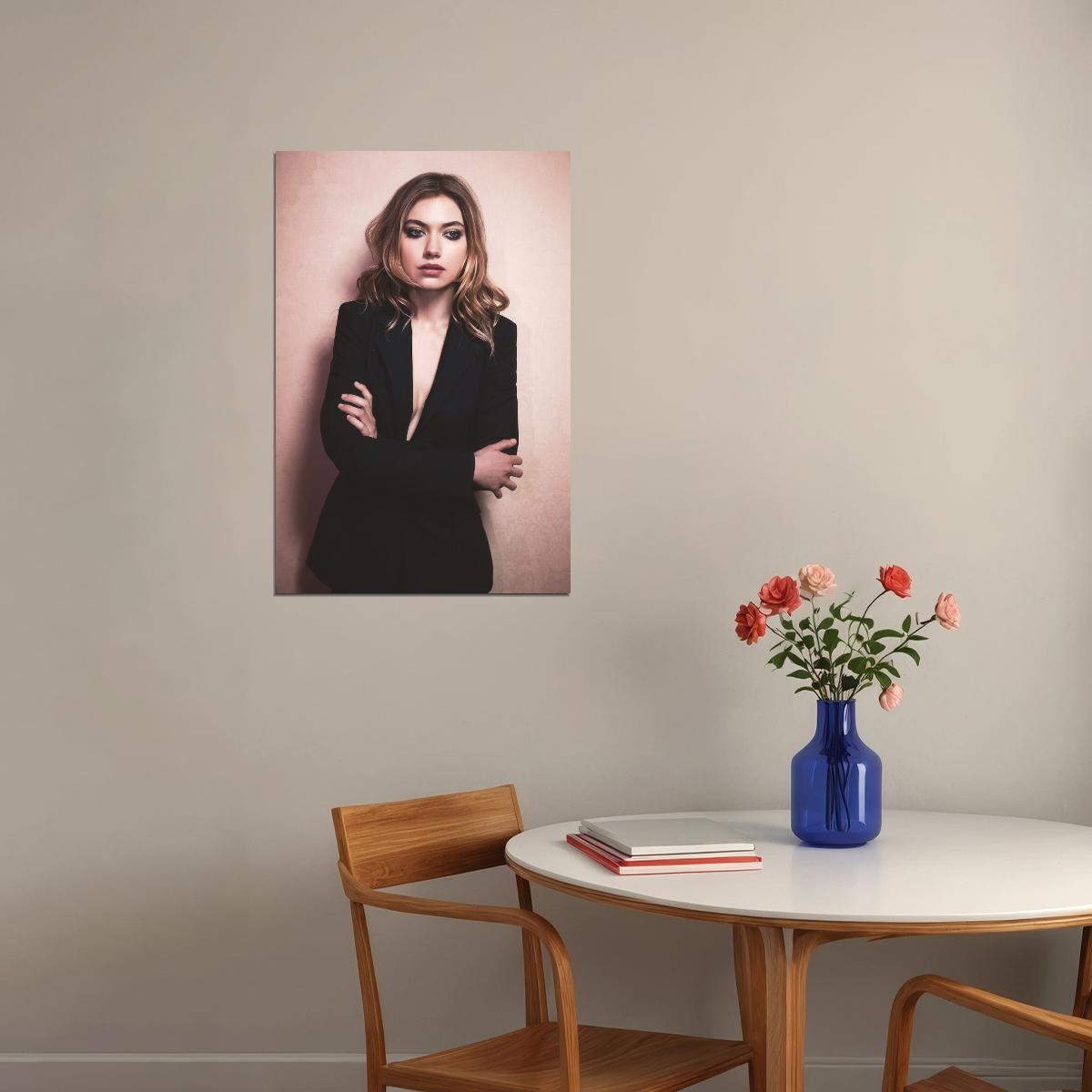Imogen Poots Celebrity Posters for Room Aesthetic Famous Actress Photo Print Wall Art - xonomax
