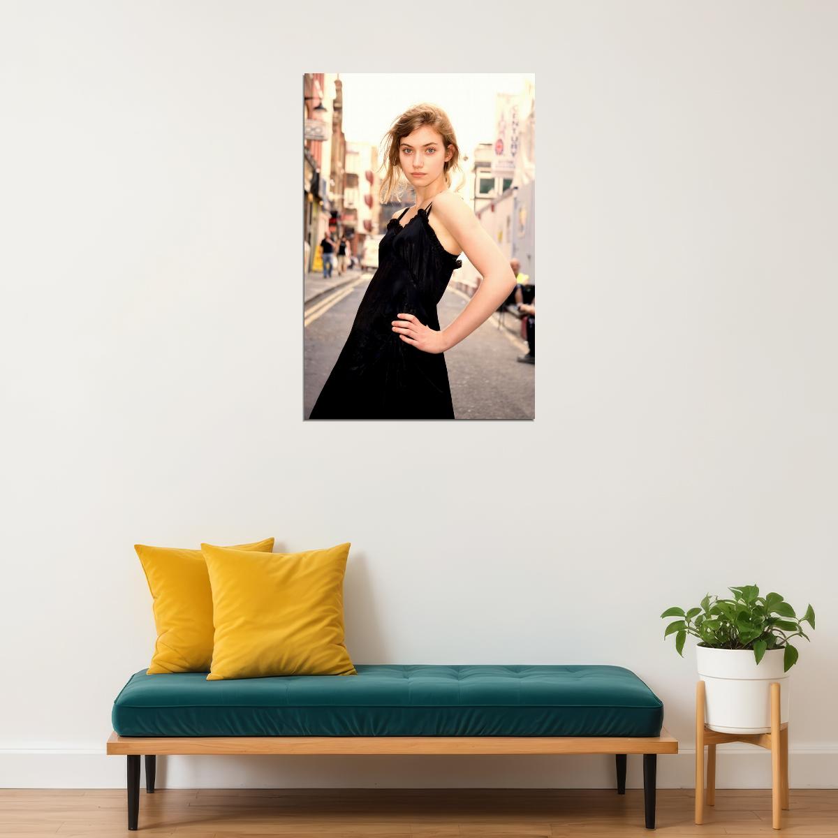 Imogen Poots Celebrity Posters for Room Aesthetic Famous Actress Photo Print Wall Art - xonomax
