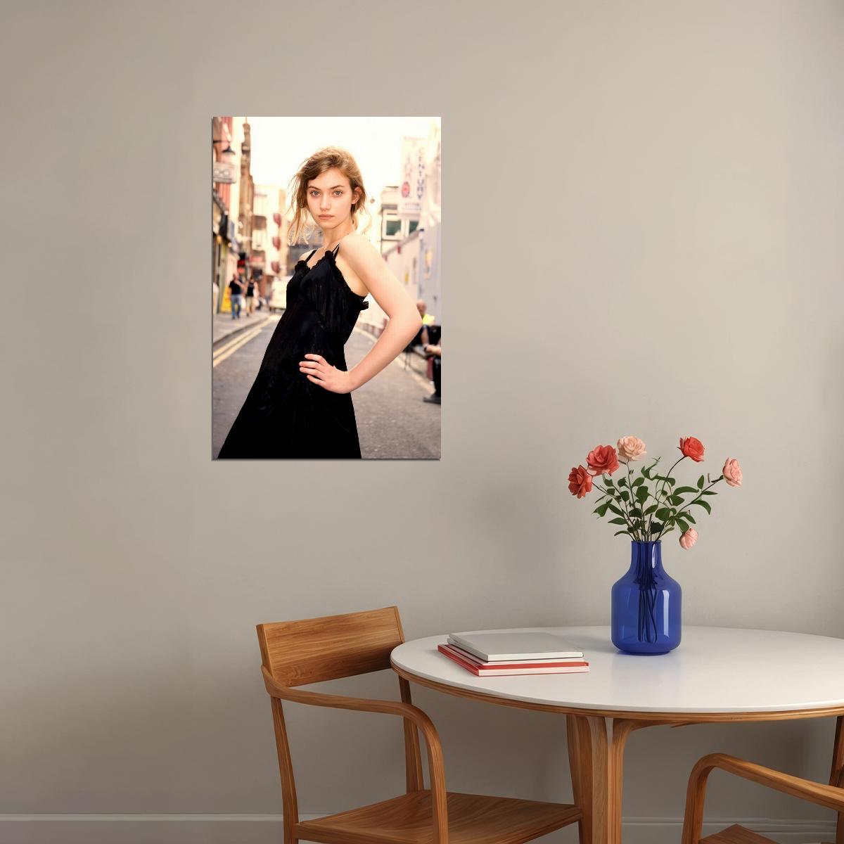 Imogen Poots Celebrity Posters for Room Aesthetic Famous Actress Photo Print Wall Art - xonomax