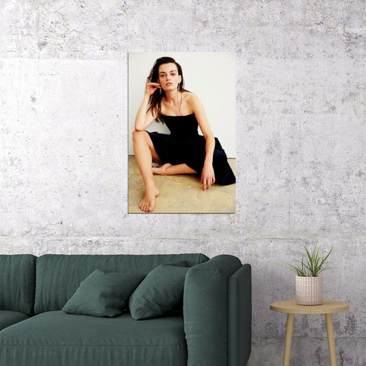 Emma Mackey Celebrity Posters for Room Aesthetic Famous Actress Photo Print Wall Art - xonomax