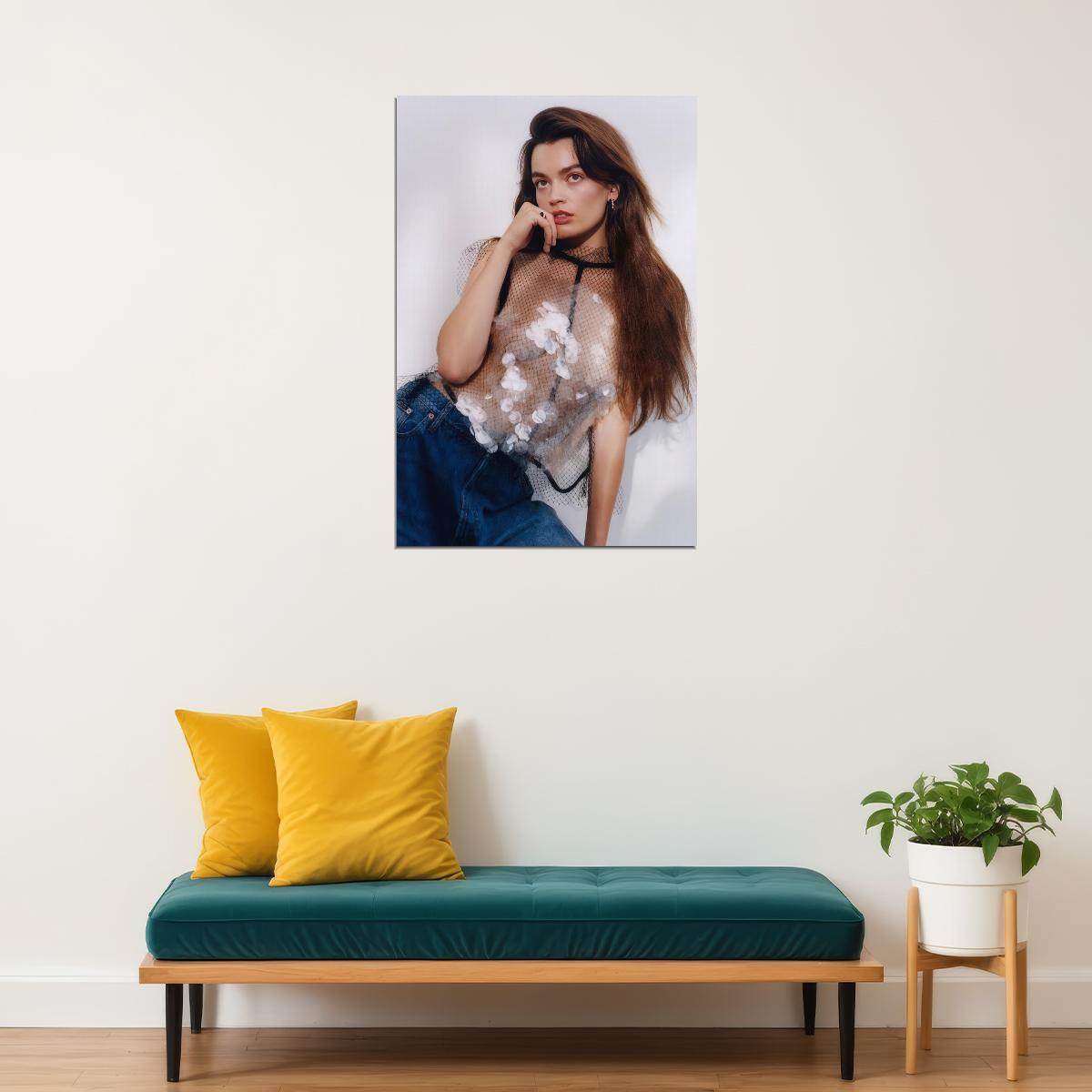 Emma Mackey Celebrity Posters for Room Aesthetic Famous Actress Photo Print Wall Art - xonomax