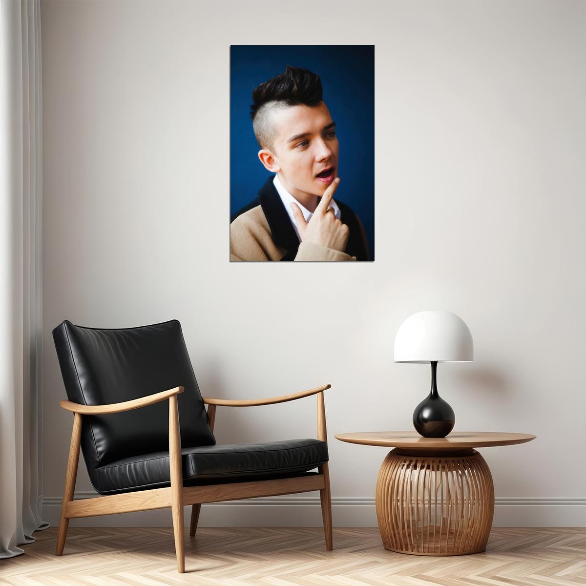 Asa Butterfield Celebrity Posters for Room Aesthetic Famous Actor Photo Print Wall Art - xonomax
