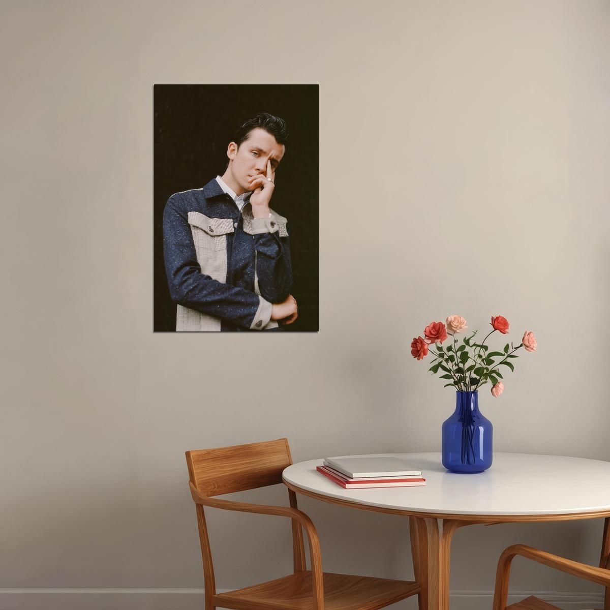 Asa Butterfield Celebrity Posters for Room Aesthetic Famous Actor Photo Print Wall Art - xonomax