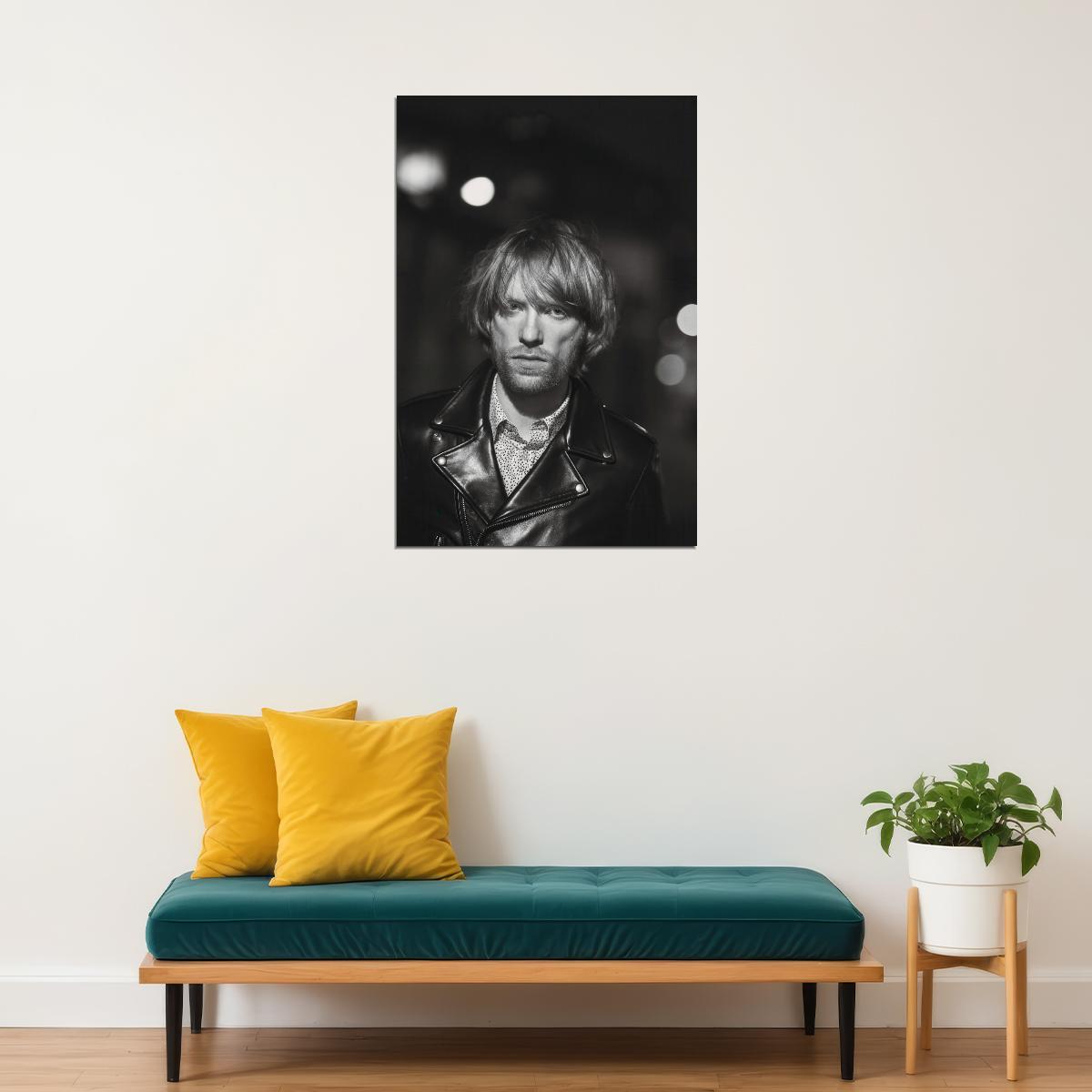 Domhnall Gleeson Celebrity Posters for Room Aesthetic Famous Actor Black and White Photo Print Wall Art - xonomax