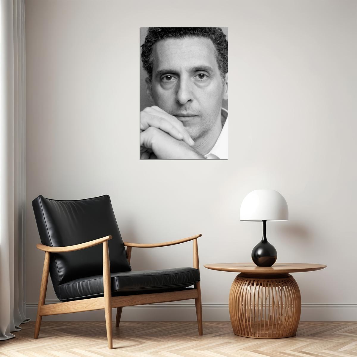 John Turturro Young Portrait Poster for Room Aesthetic Famous Actor Black and White Celebrity Photo Print - xonomax